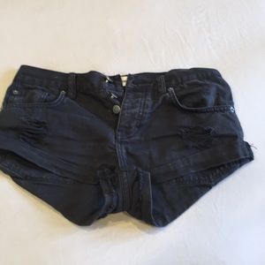 Amuse society denim shorts